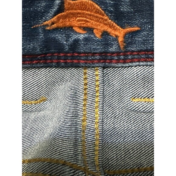 Tommy Bahama Authentic Denim Jeans Men’s 40x33 Straight Blue Stretch - Picture 8 of 11
